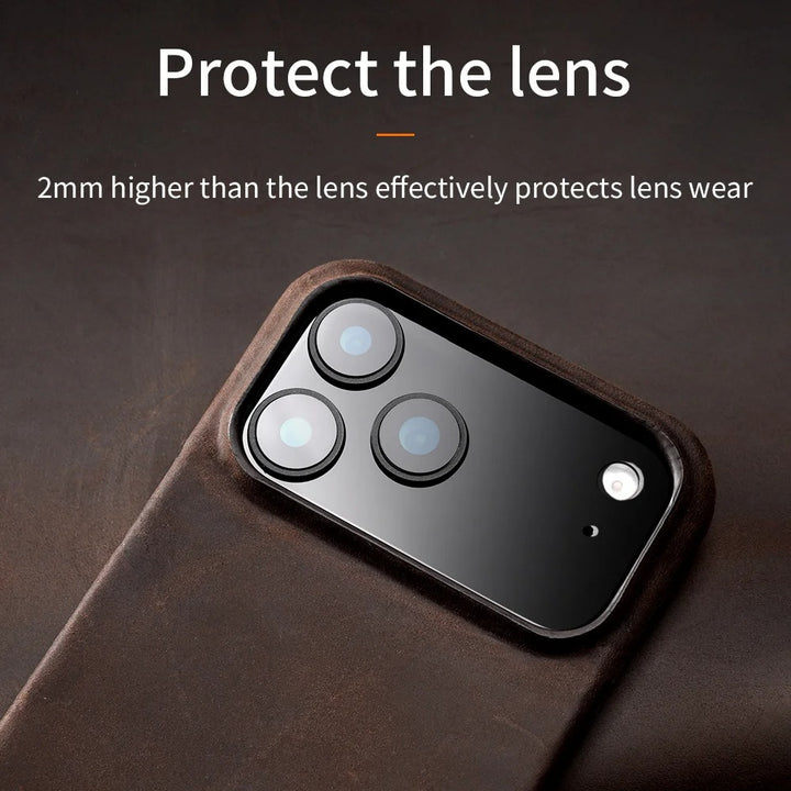 Handcrafted Leather Case (iPhone 17 Series)