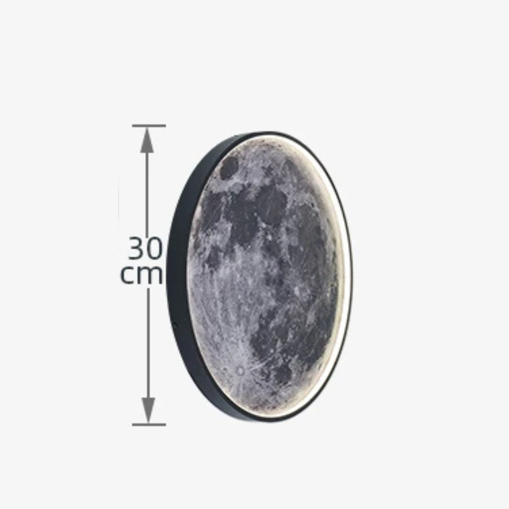 3D Moon Wall Light
