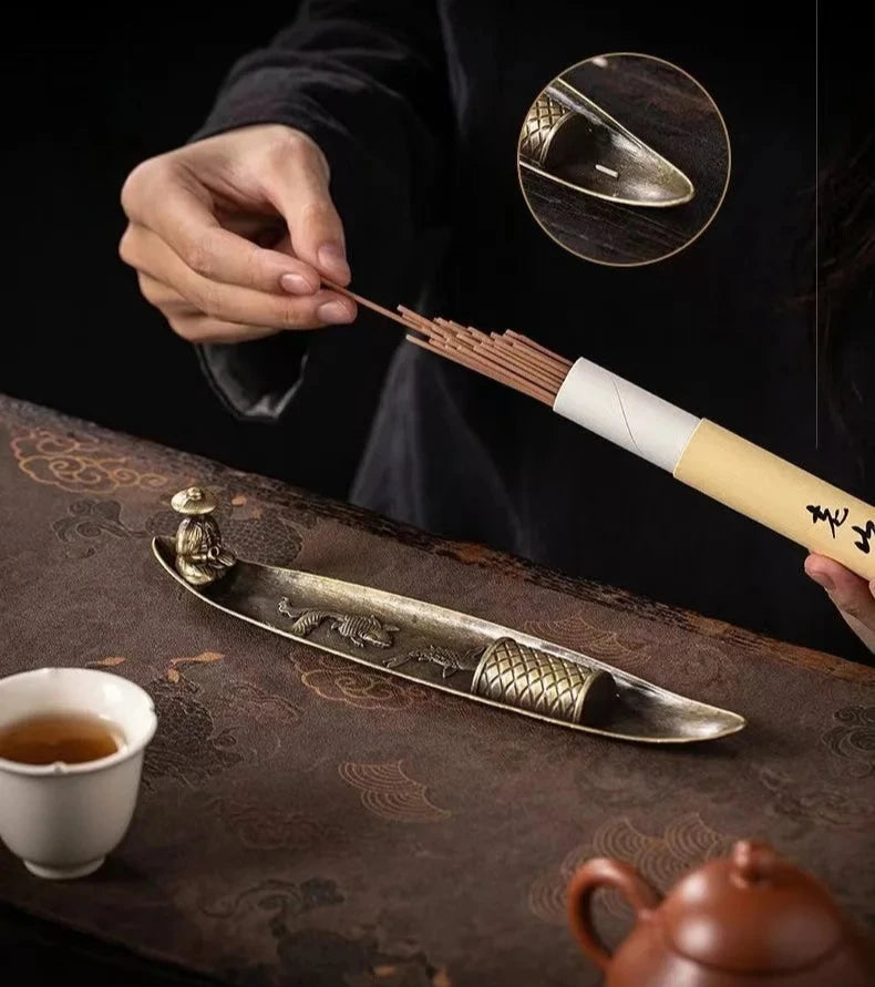 Japanese Fishing Incense Burner