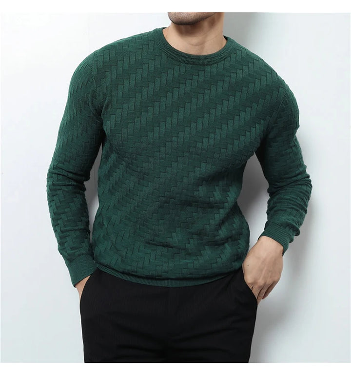 Jacquard Knit Sweater