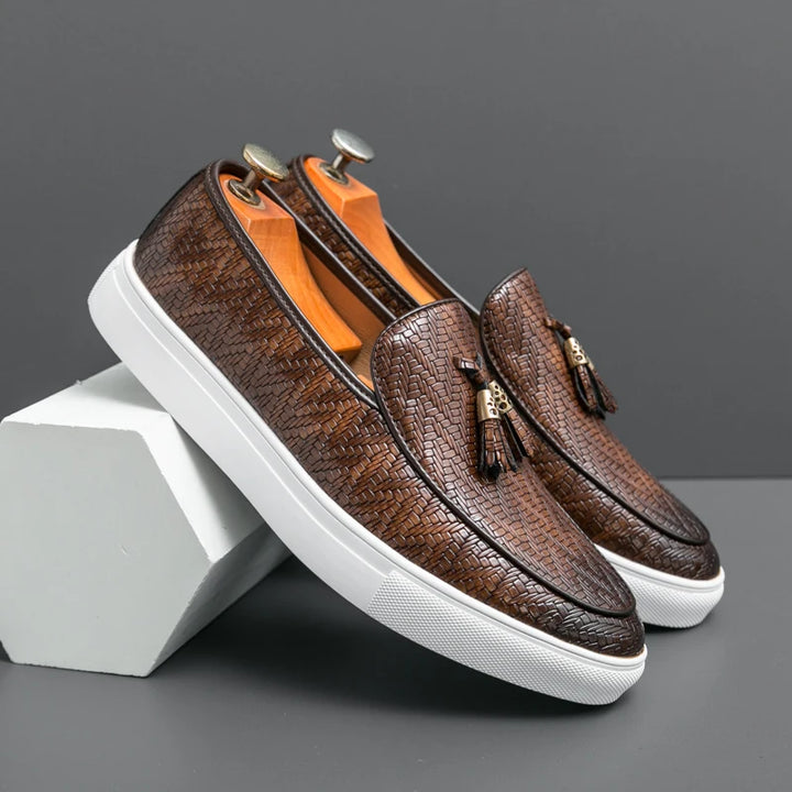 Tassel Leather Loafers