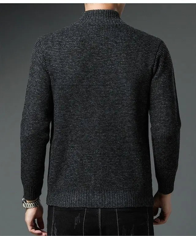 Patchwork Knit Jacket