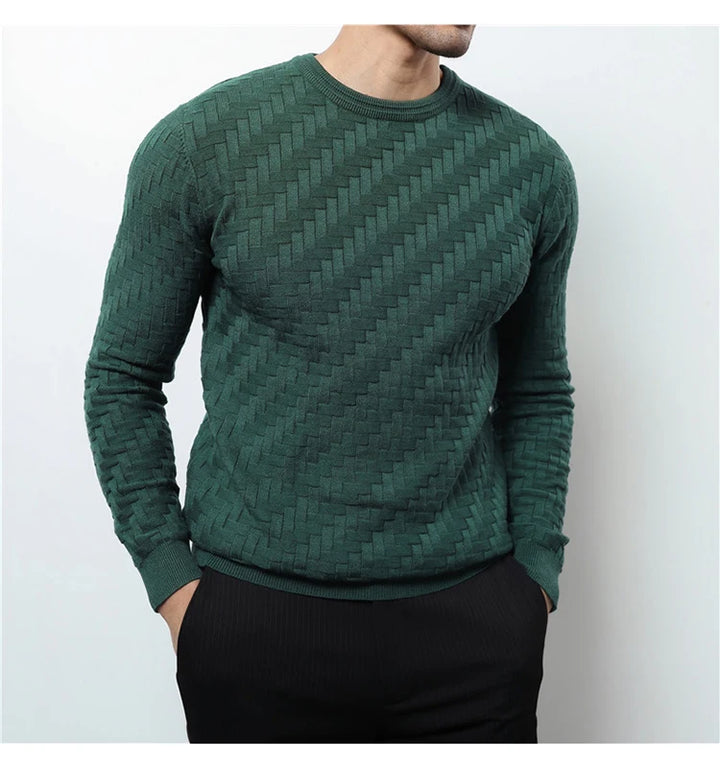 Jacquard Knit Sweater