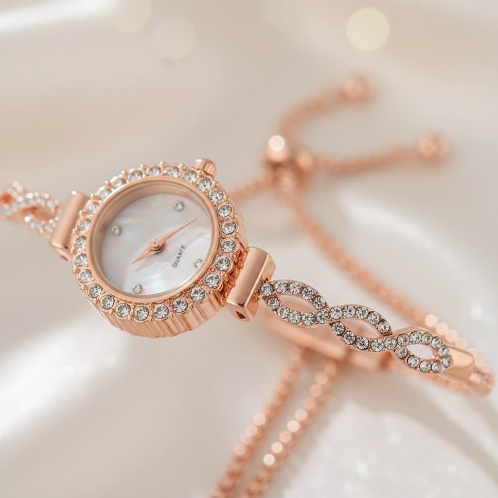 Celvéra Crystal Bracelet Watch