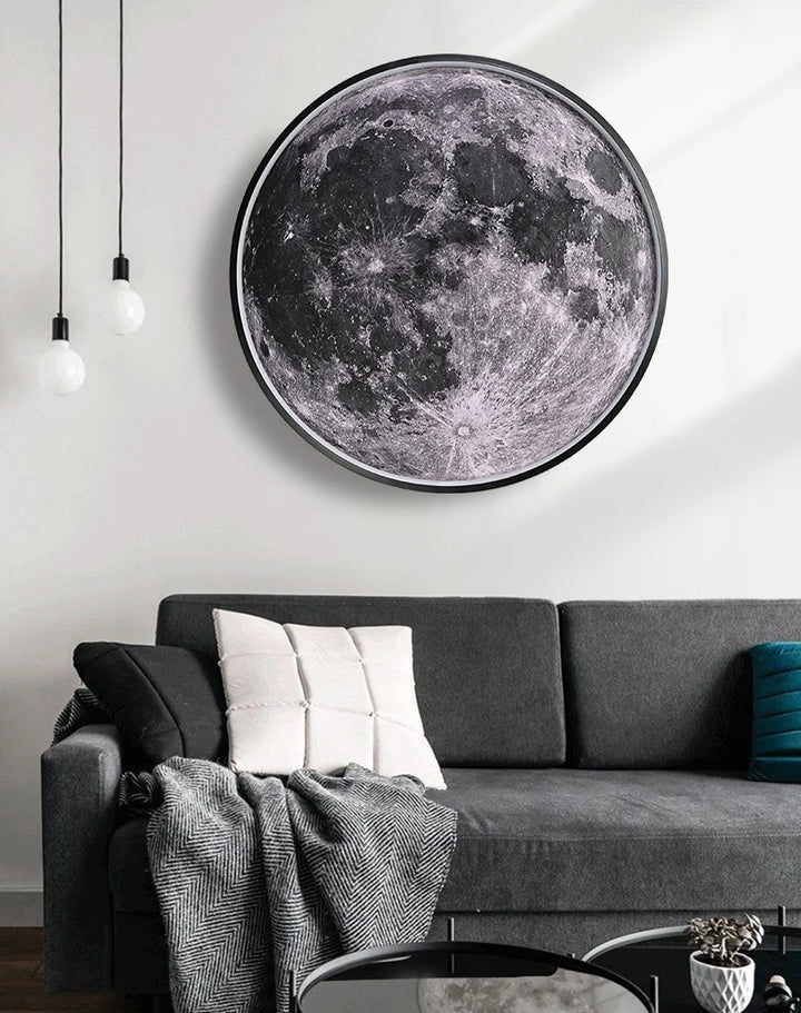 3D Moon Wall Light
