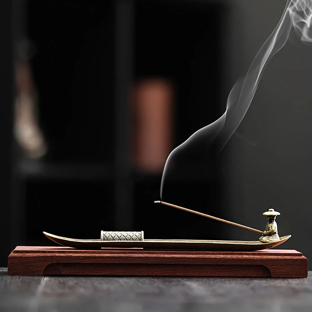 Japanese Fishing Incense Burner