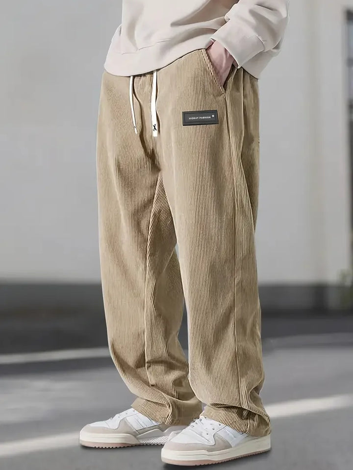 Striped Corduroy Pants