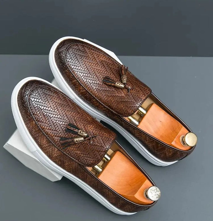 Tassel Leather Loafers