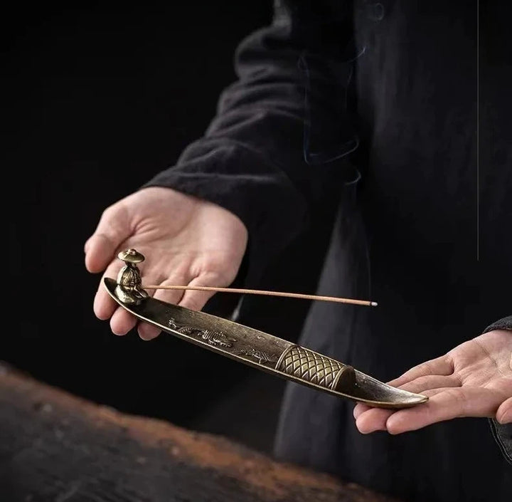 Japanese Fishing Incense Burner