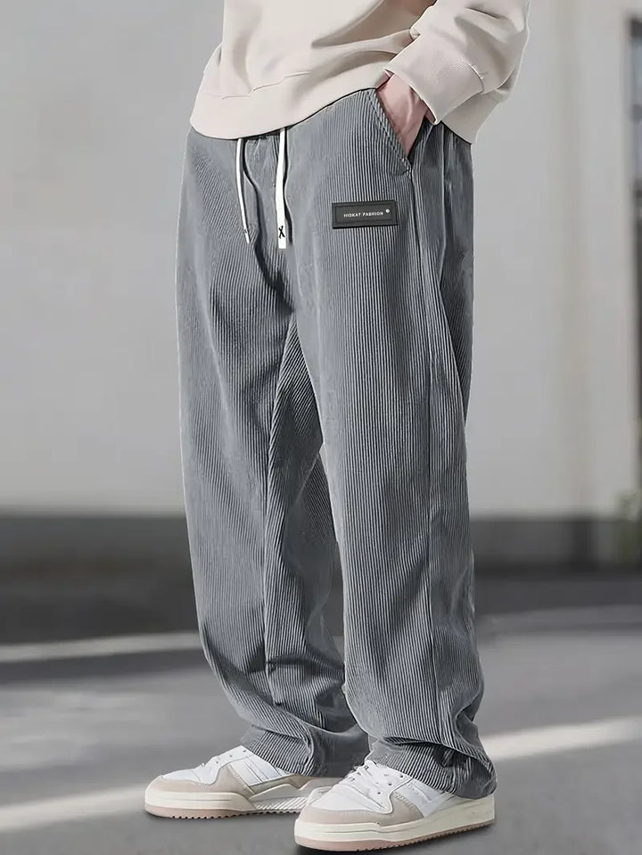Striped Corduroy Pants
