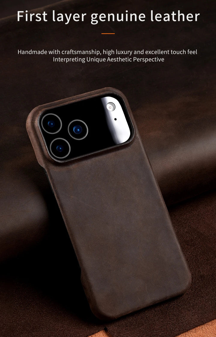 Handcrafted Leather Case (iPhone 17 Series)