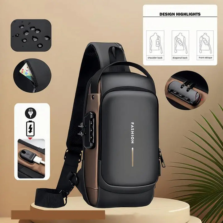 Anti-Theft Crossbody Bag
