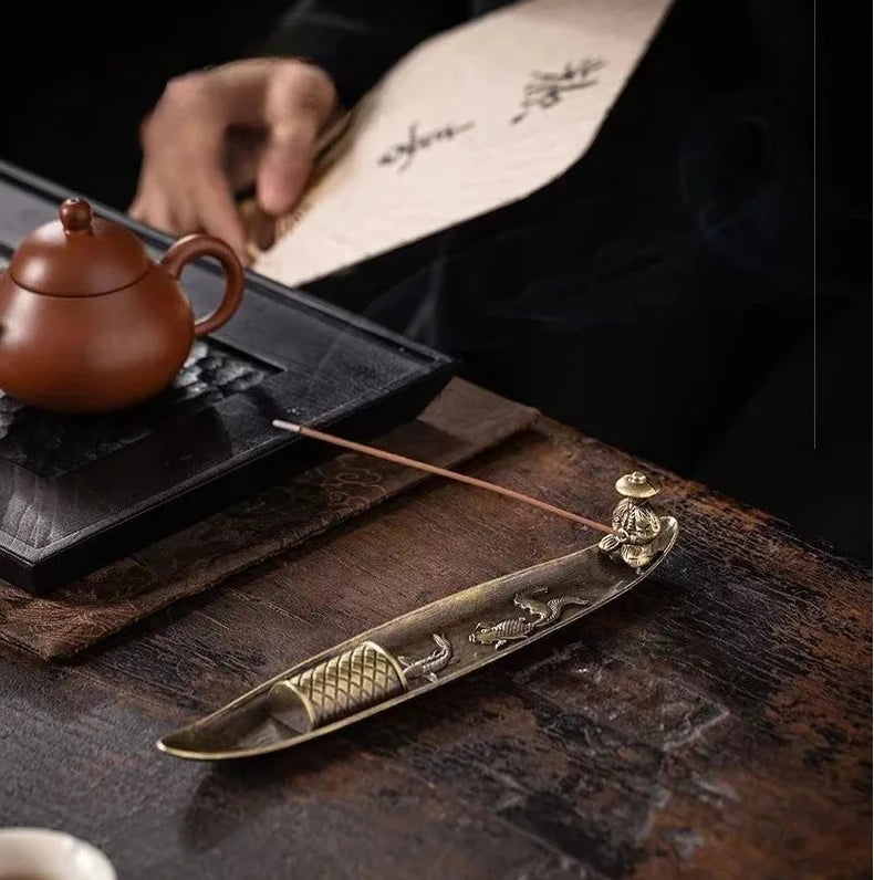 Japanese Fishing Incense Burner
