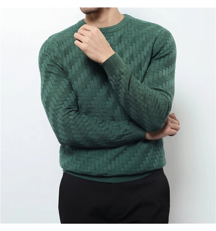 Jacquard Knit Sweater