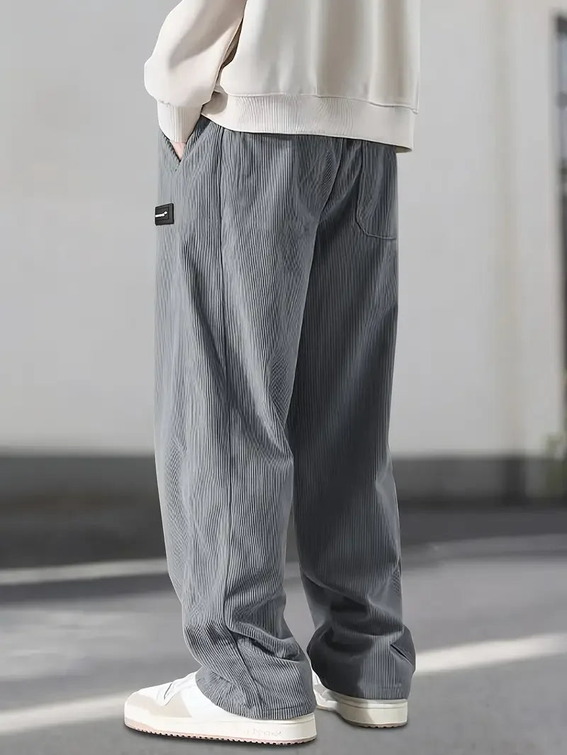 Striped Corduroy Pants