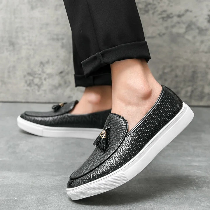 Tassel Leather Loafers