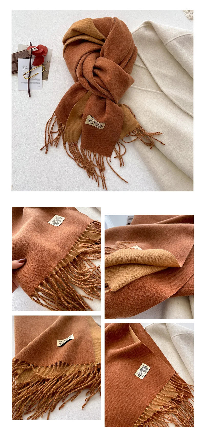 Faux Cashmere Scarf