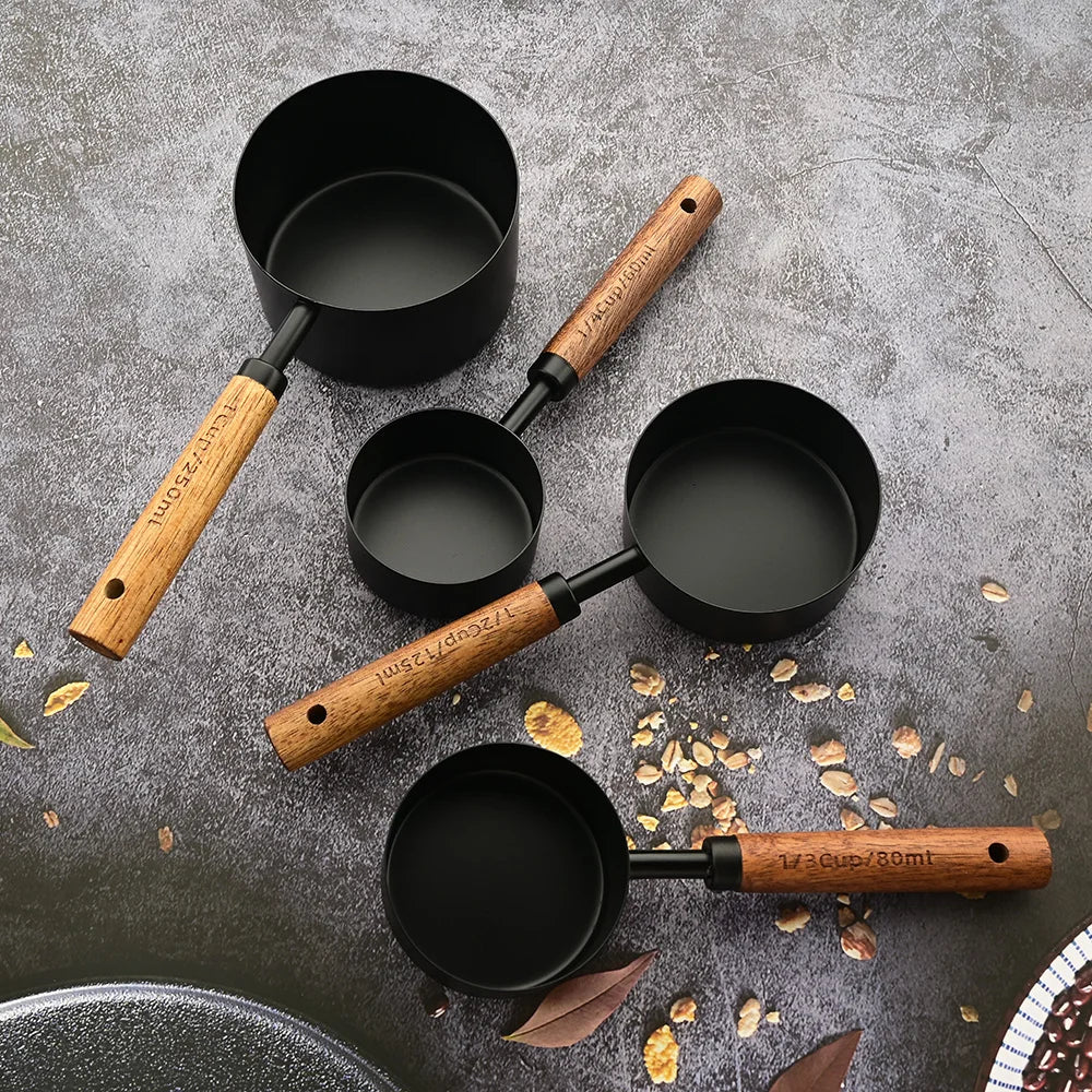 Gold Measuring Cups and Spoons