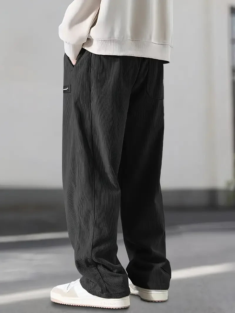 Striped Corduroy Pants