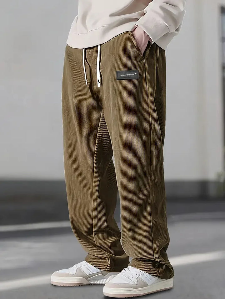 Striped Corduroy Pants