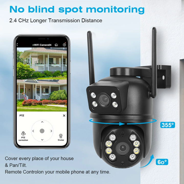 4K Dual-Lens Security Camera