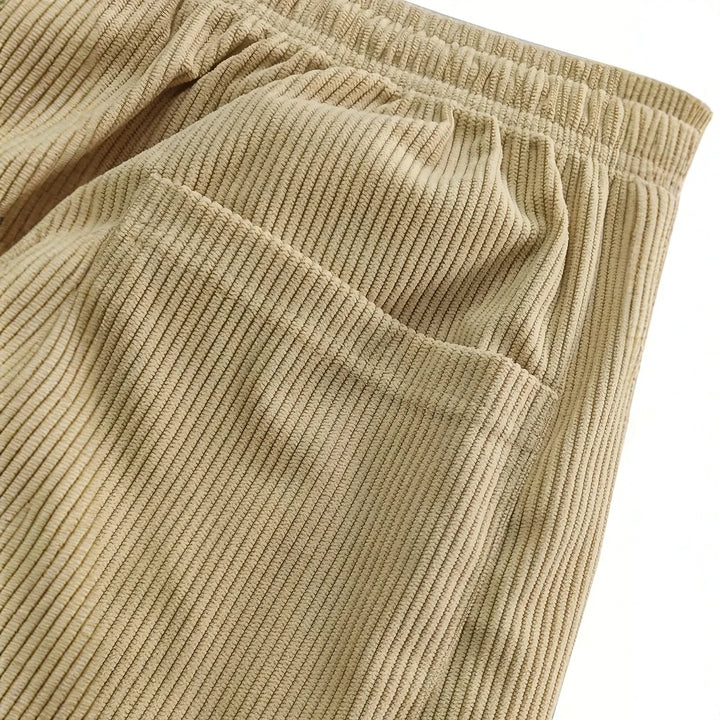 Striped Corduroy Pants