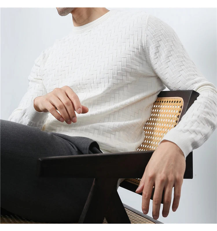 Jacquard Knit Sweater