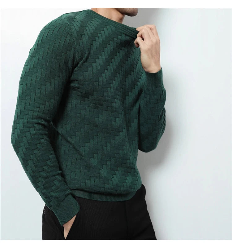 Jacquard Knit Sweater