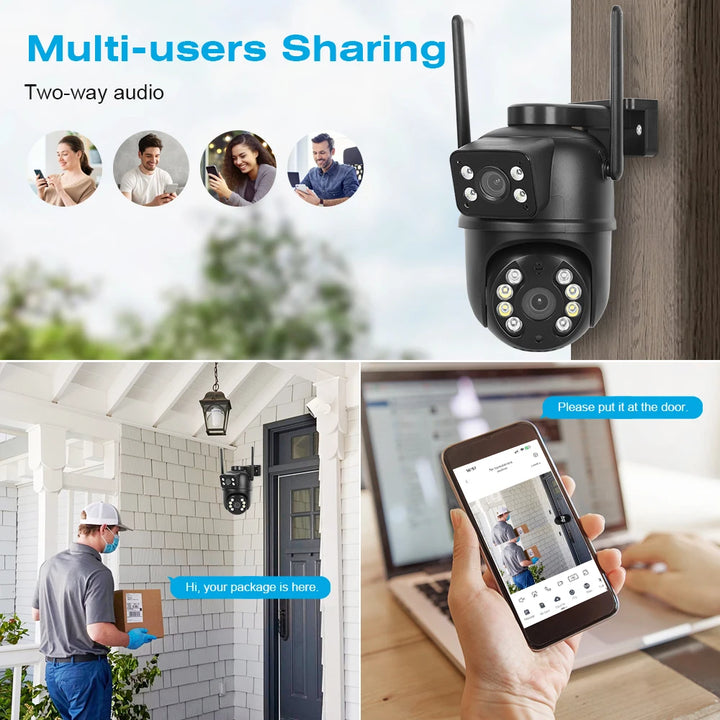 4K Dual-Lens Security Camera