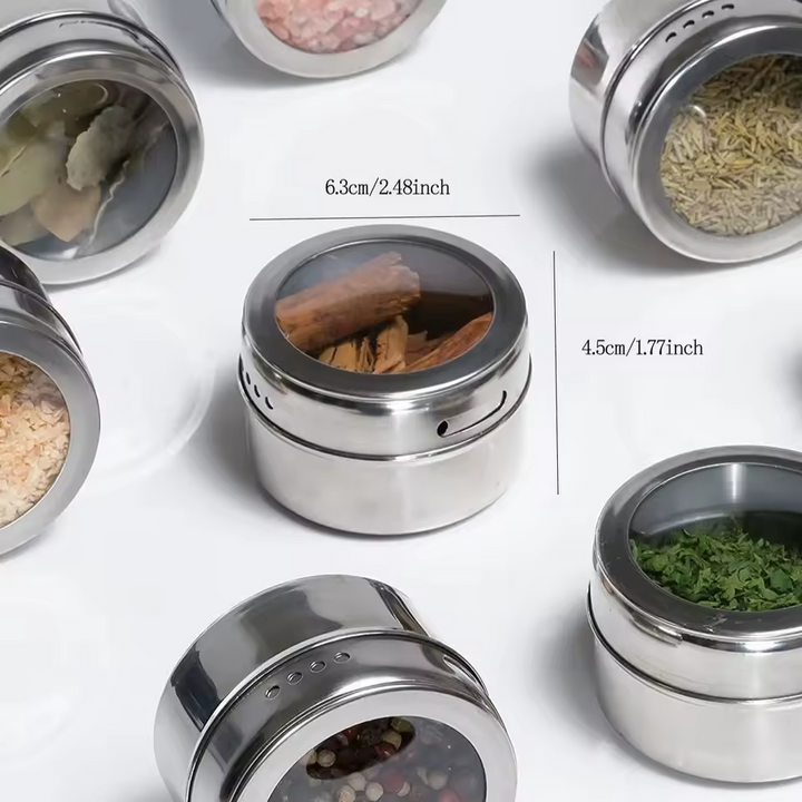 Magnetic Spice Jar Set