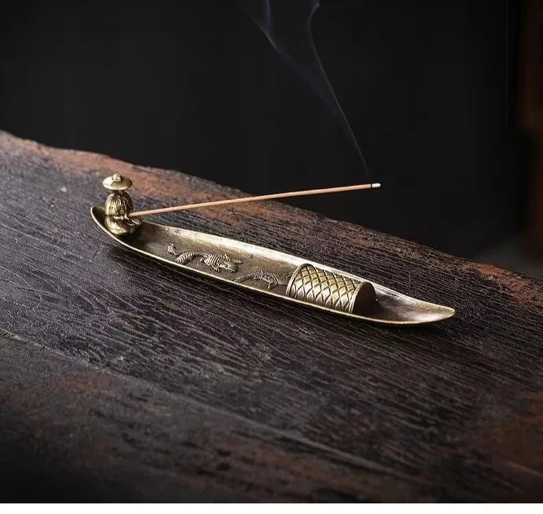 Japanese Fishing Incense Burner