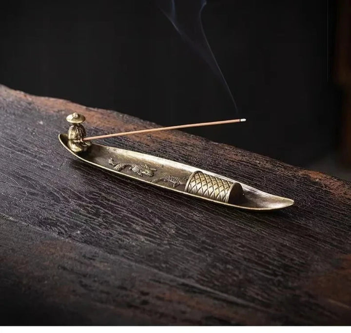 Japanese Fishing Incense Burner