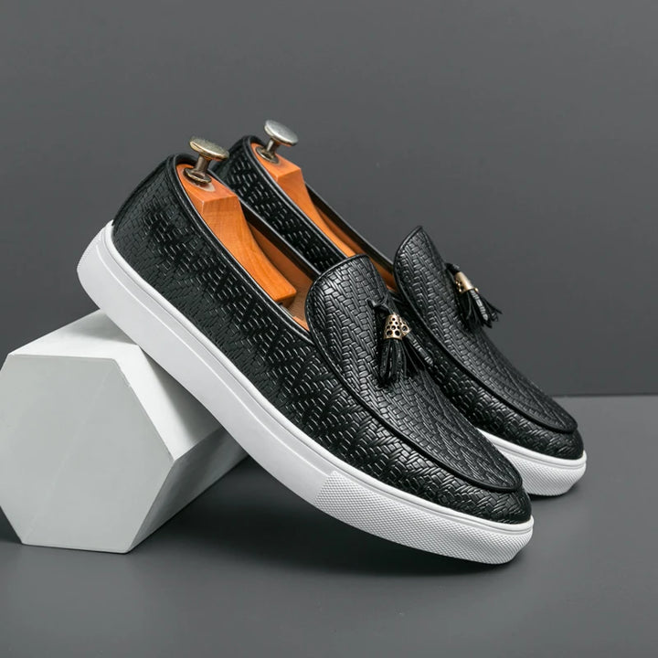 Tassel Leather Loafers