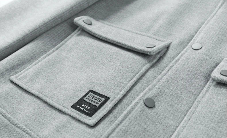 Wool Blend Overcoat