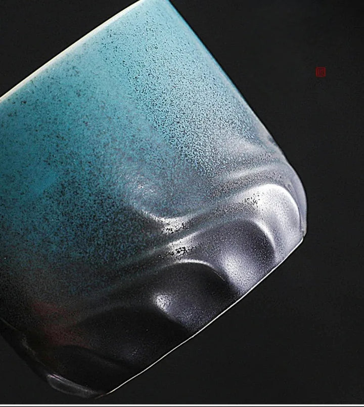 Ceramic Cup with Wooden Handle