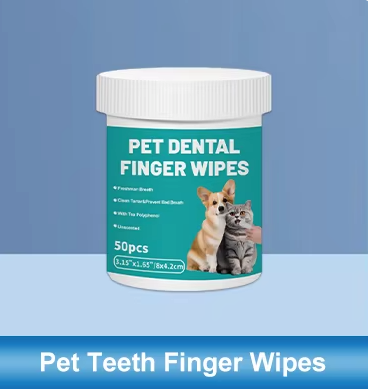 Pet Teeth Finger Wiplse 50pce/jar