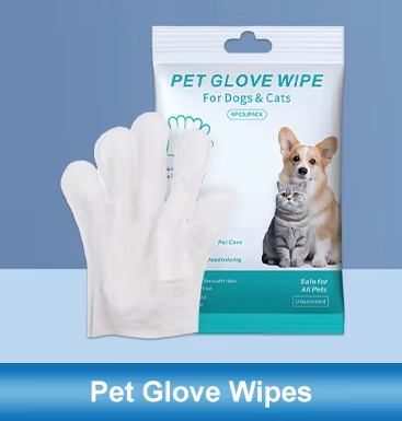 Pet Glove Wipes 6pc/bag