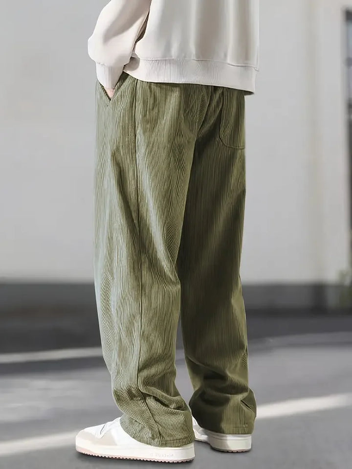 Striped Corduroy Pants
