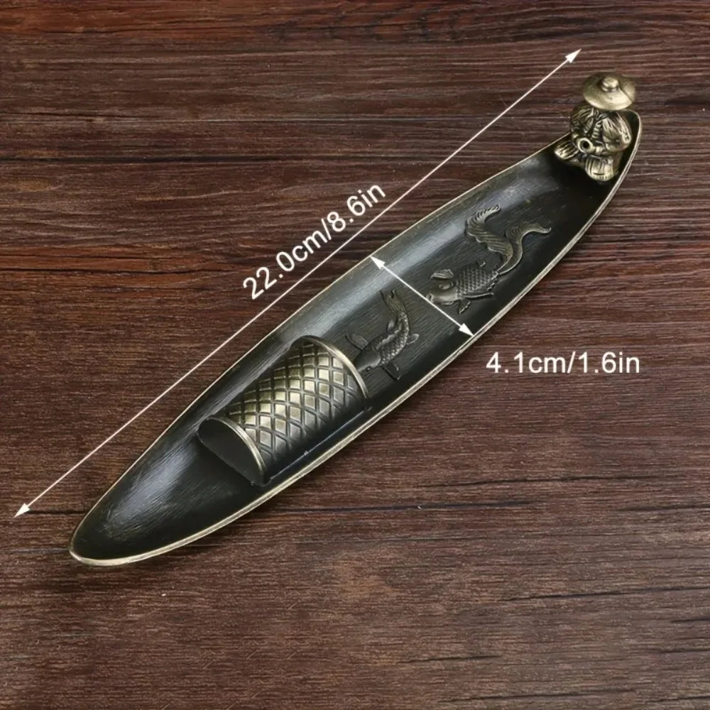 Japanese Fishing Incense Burner