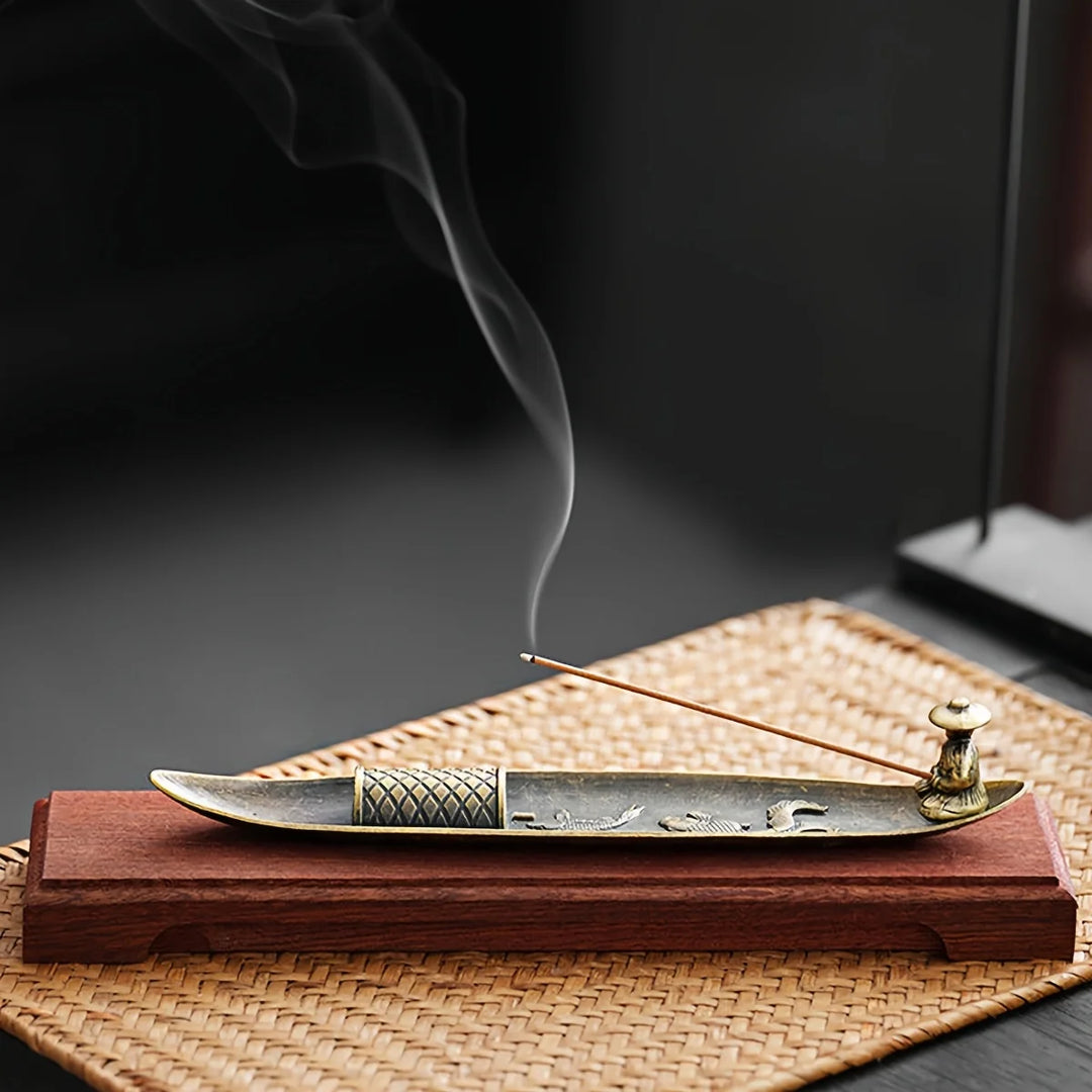 Japanese Fishing Incense Burner