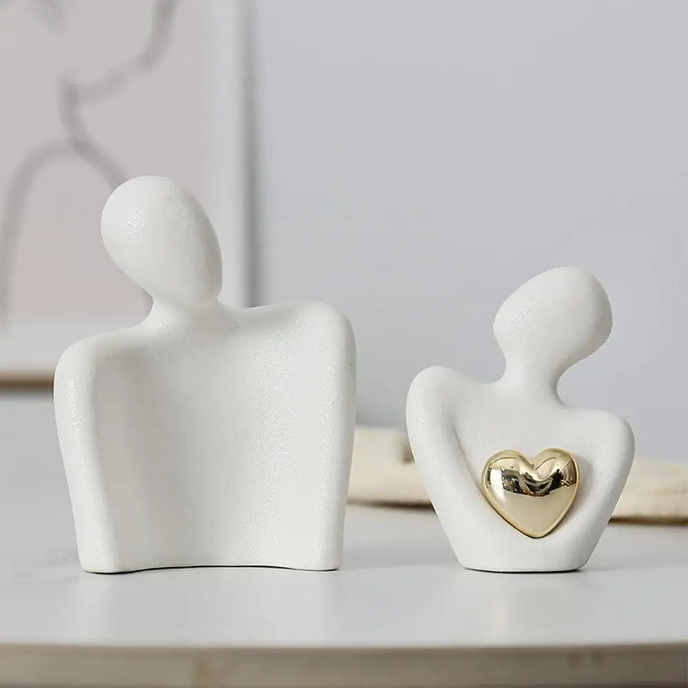 Abstract Couple Sculpture