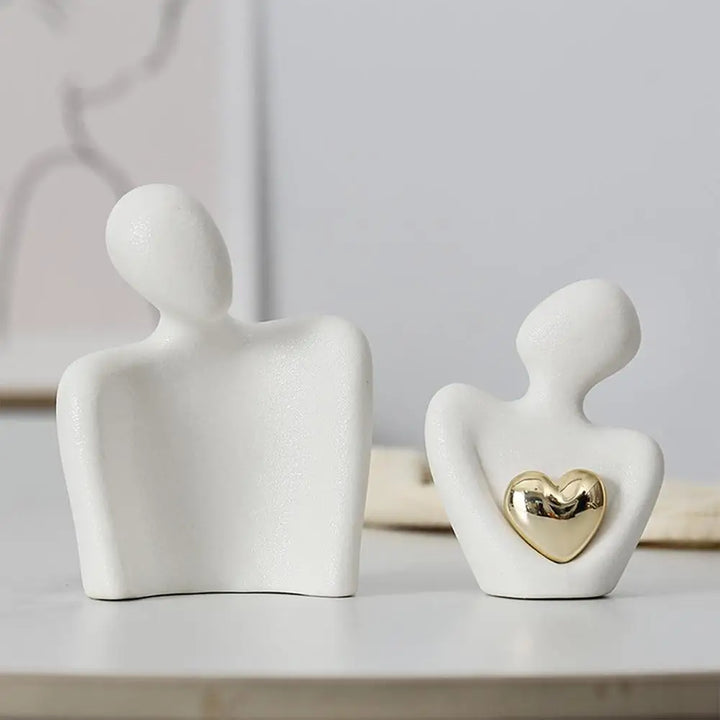 Abstract Couple Sculpture