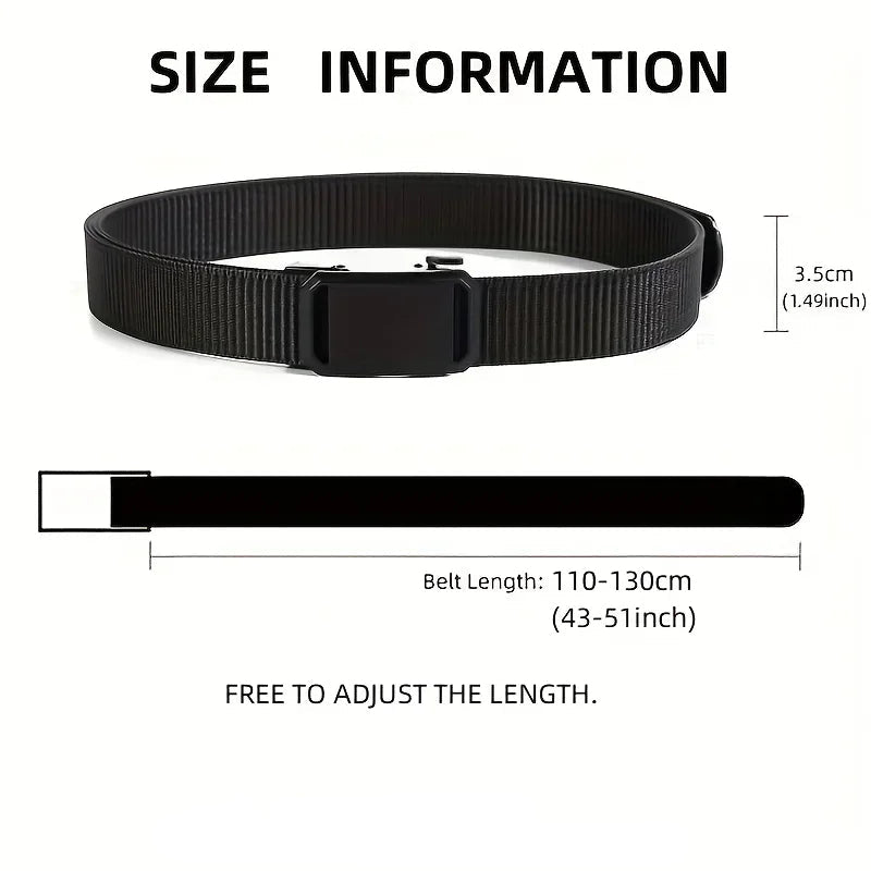 Auto-Lock Canvas Tactical Belt