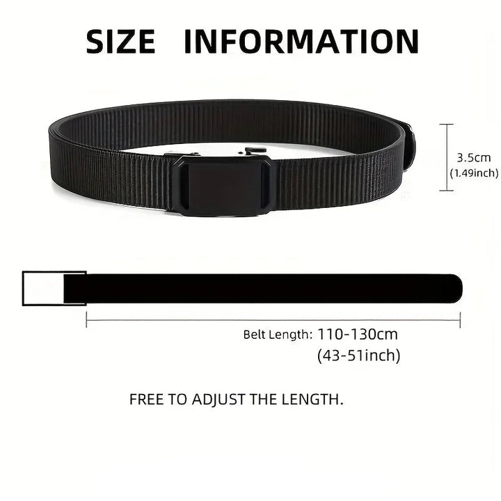 Auto-Lock Canvas Tactical Belt