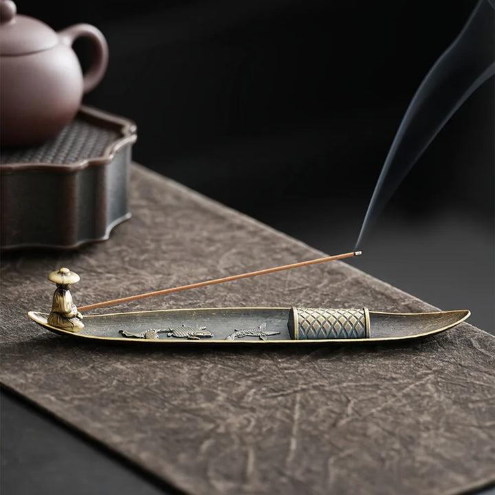Japanese Fishing Incense Burner