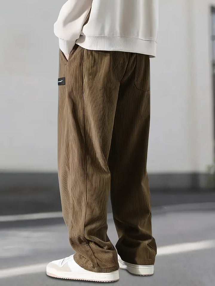 Striped Corduroy Pants