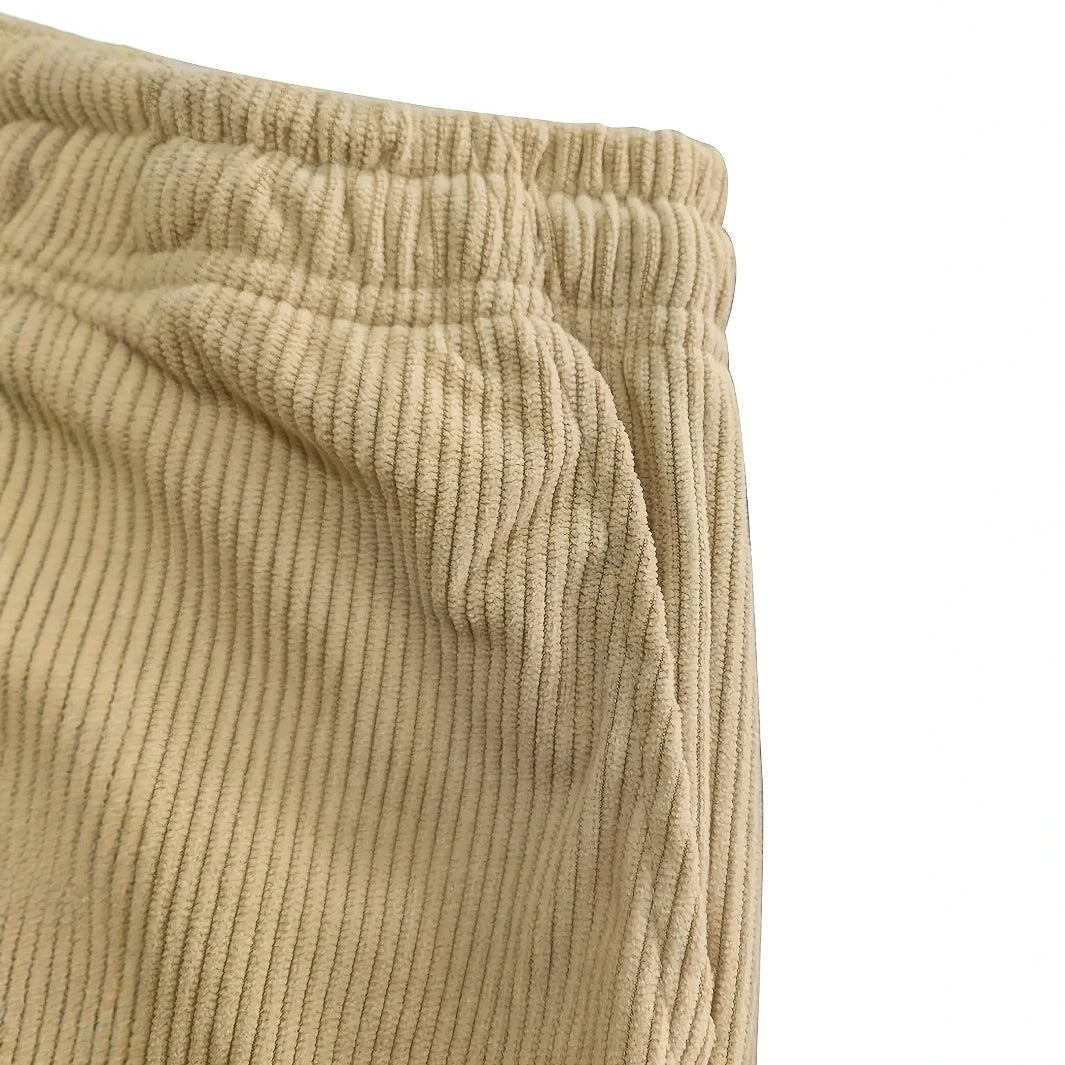 Striped Corduroy Pants