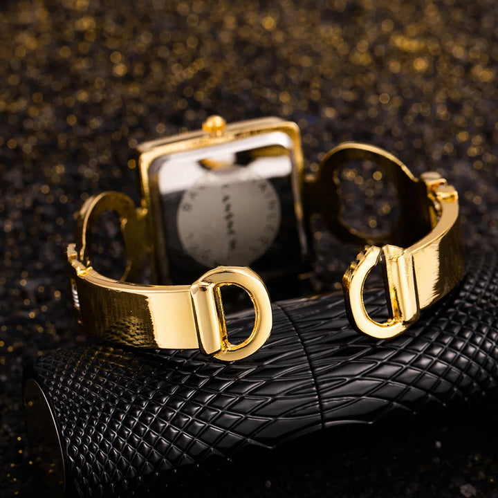 Gold Bangle Watch