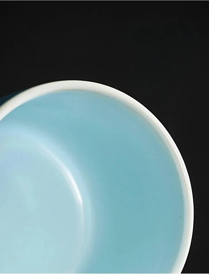 Ceramic Cup with Wooden Handle