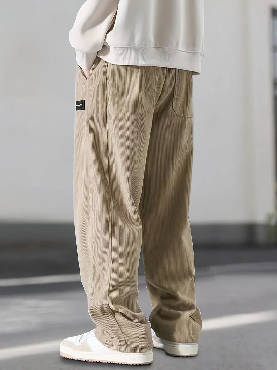 Striped Corduroy Pants